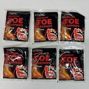 Little‎ Hotties 6 Pair Adhesive Toe  Warmer 6 Hour Pure Heat Air Activated